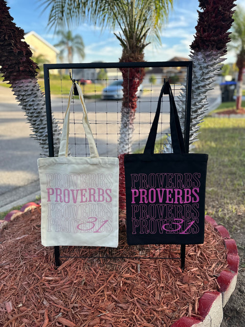 Proverbs 31 Tote Bag