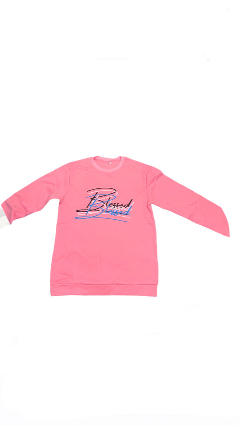 Blessed Brand Crewneck in Pink