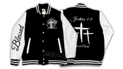 Blessed Brand Black Letterman Jacket