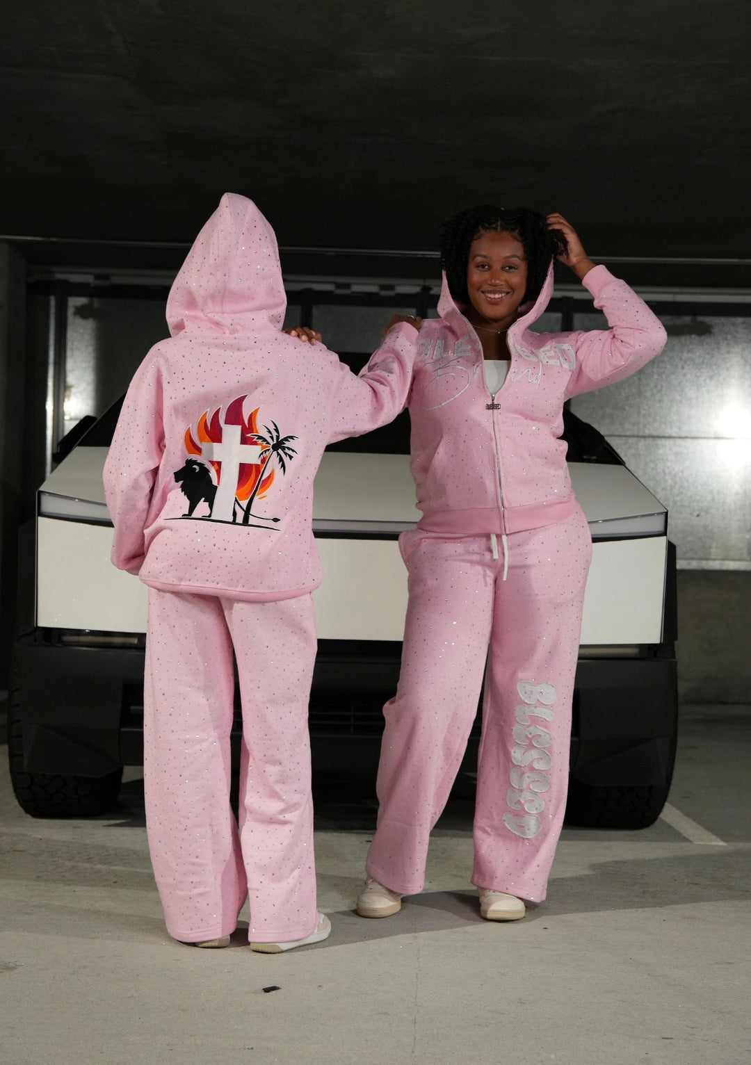 Blessed Brand Rhinestone Heavyweight Hoodie