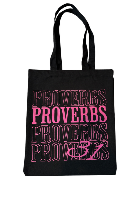 Proverbs 31 Tote Bag – Strength, Style, Scripture