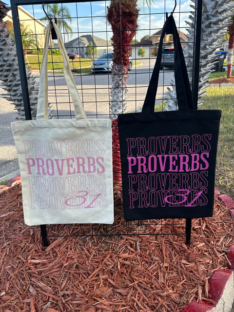 Proverbs 31 Tote Bag