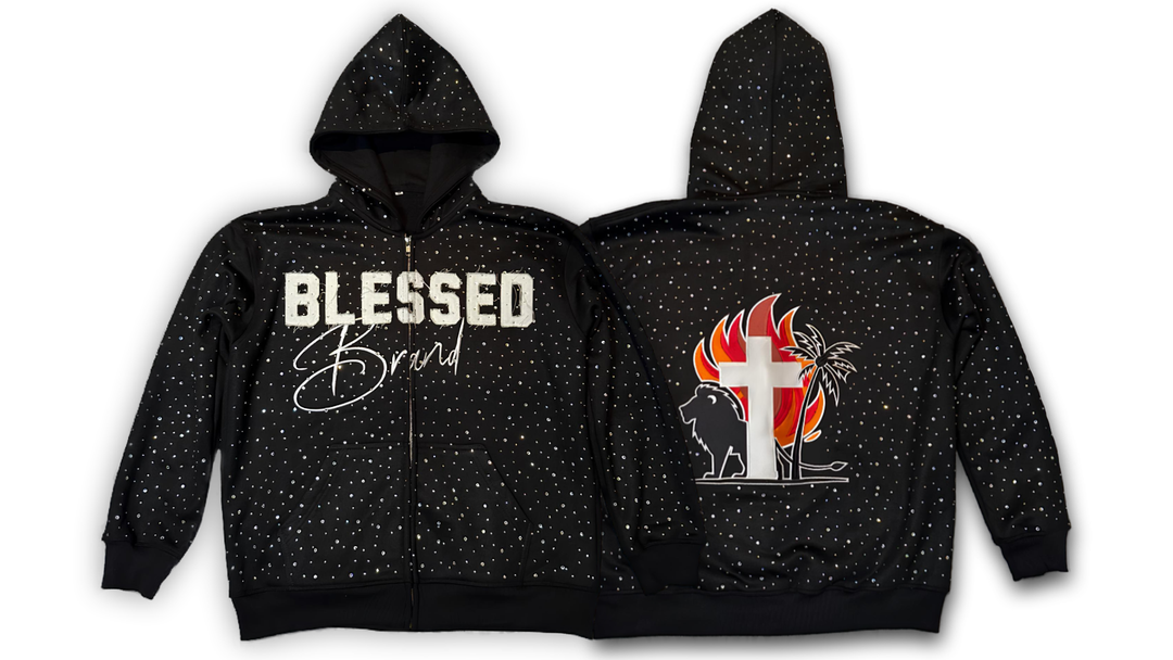 Blessed Brand Rhinestone Heavyweight Hoodie (Pre-Order)