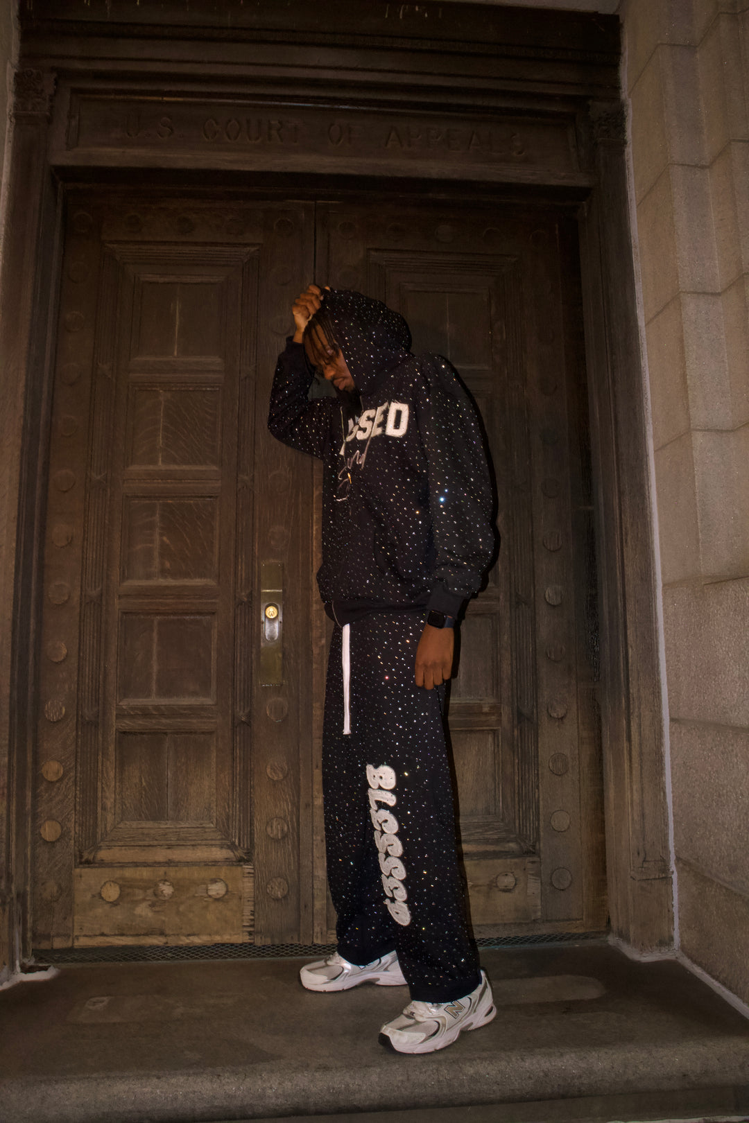 Blessed Brand Rhinestone Heavyweight Hoodie (Pre-Order)