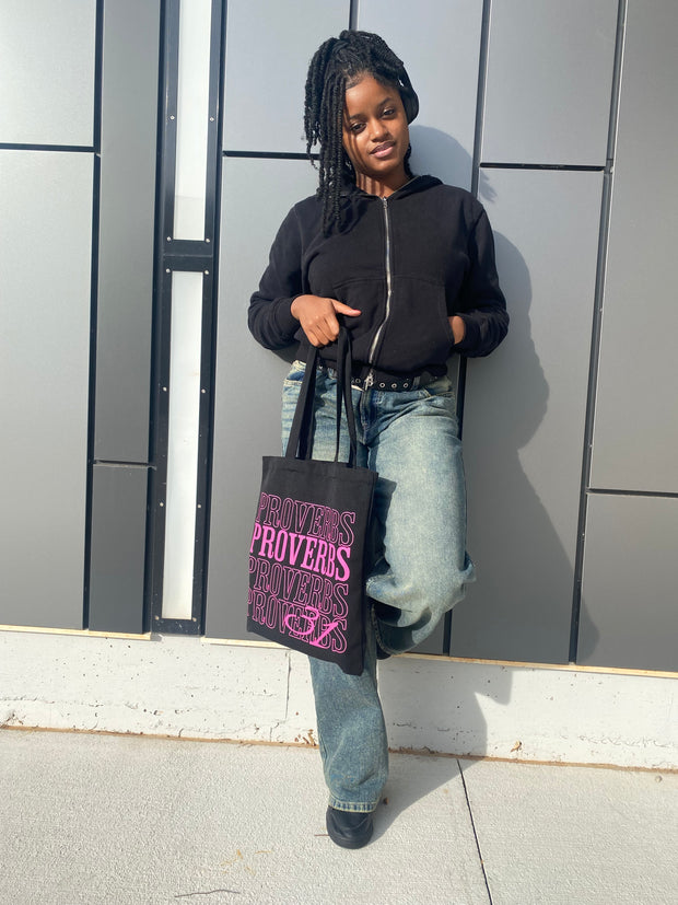 Proverbs 31 Tote Bag – Strength, Style, Scripture