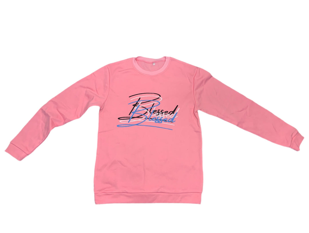Blessed Brand Crewneck in Pink (Pre-Order)