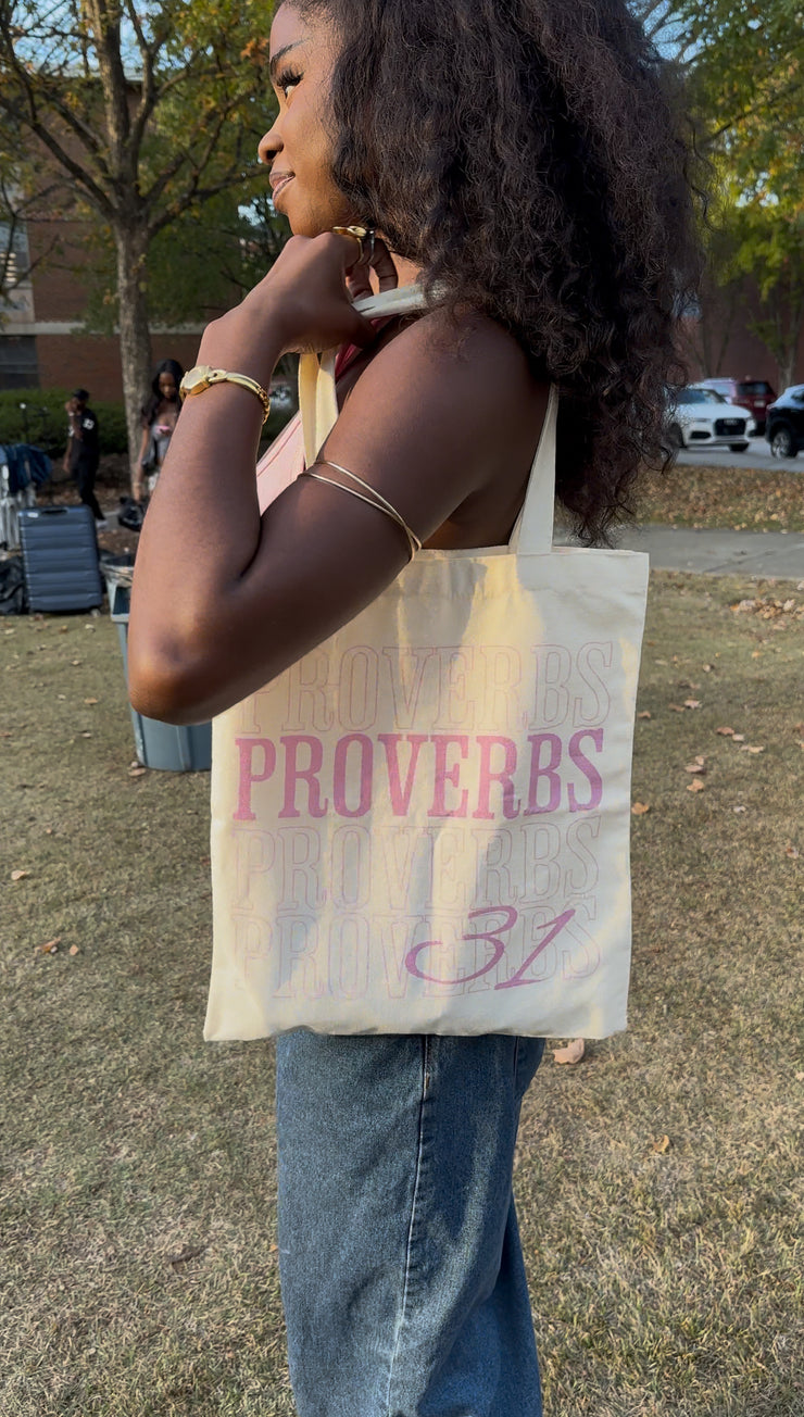 Proverbs 31 Tote Bag