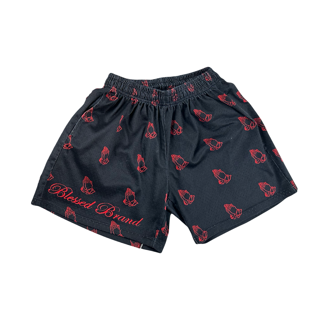 Blessed Shorts - Unisex Mesh shorts in Red (Pre-order)
