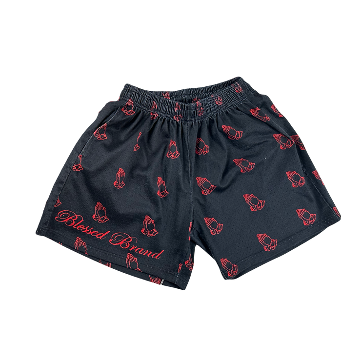 Blessed Shorts - Unisex Mesh shorts in Red (Pre-order)