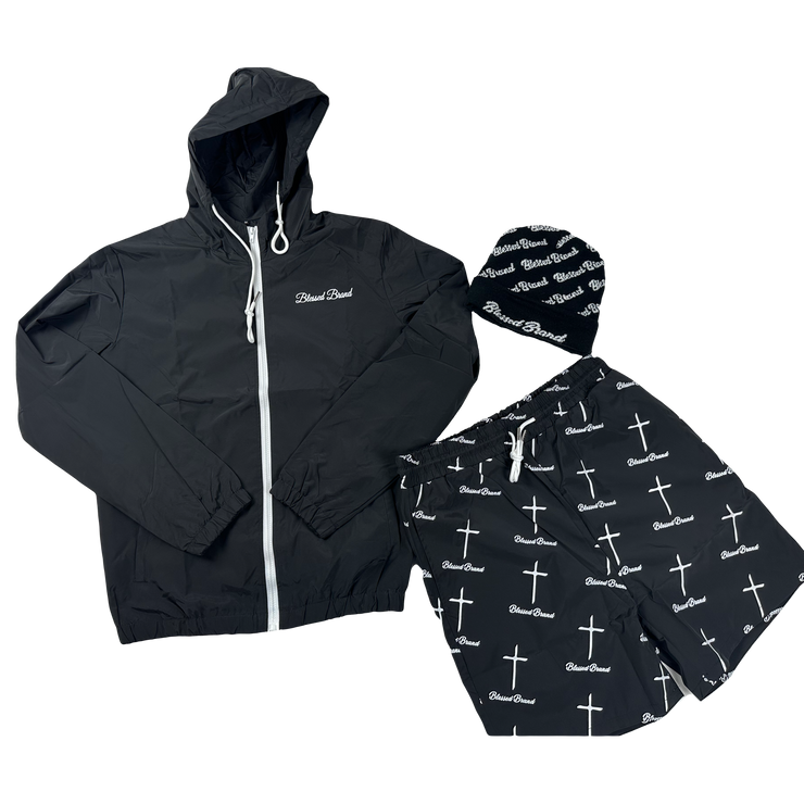 Blessed Brand Windbreaker set (Black)