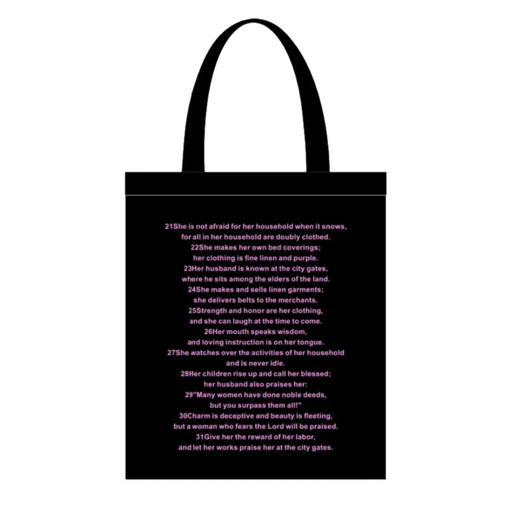 Proverbs 31 Tote Bag (Pre-Order)