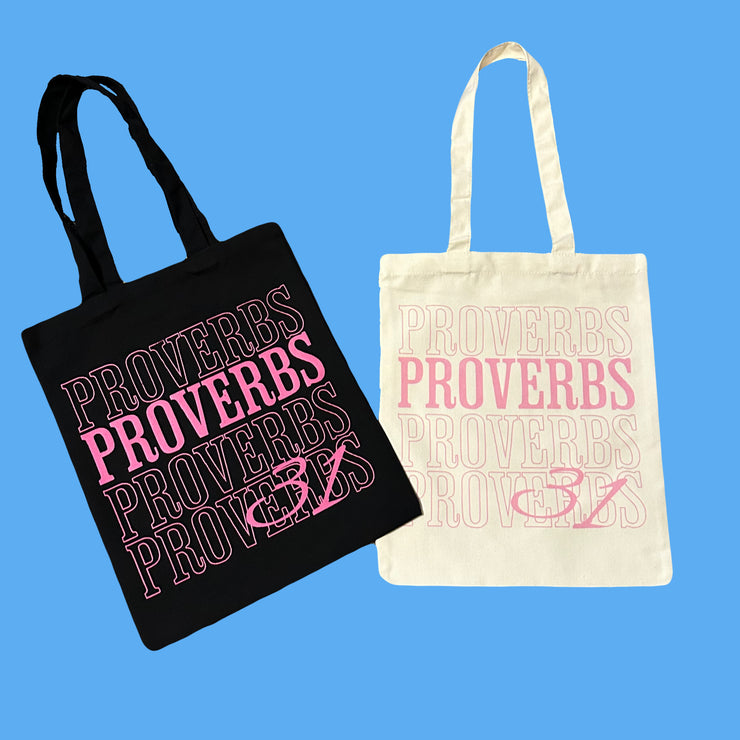 Proverbs 31 Tote Bag