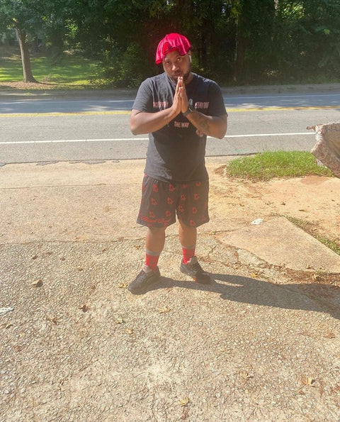 Blessed Shorts - Unisex Mesh shorts in Red (Pre-order)