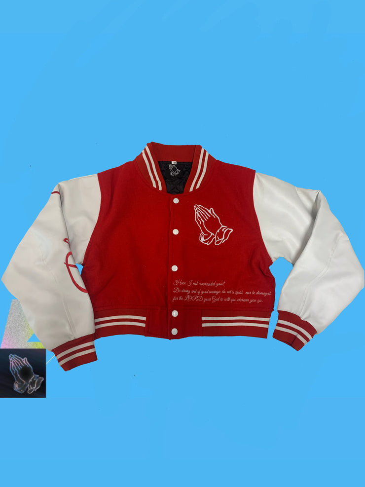 Cropped Letterman Jacket (Pre-Orders)