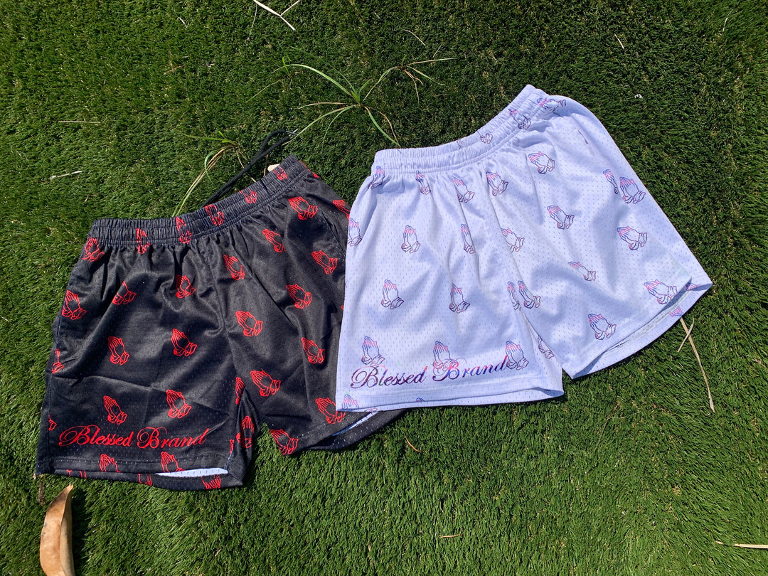 Blessed Shorts - Unisex Mesh shorts in Red (Pre-order)