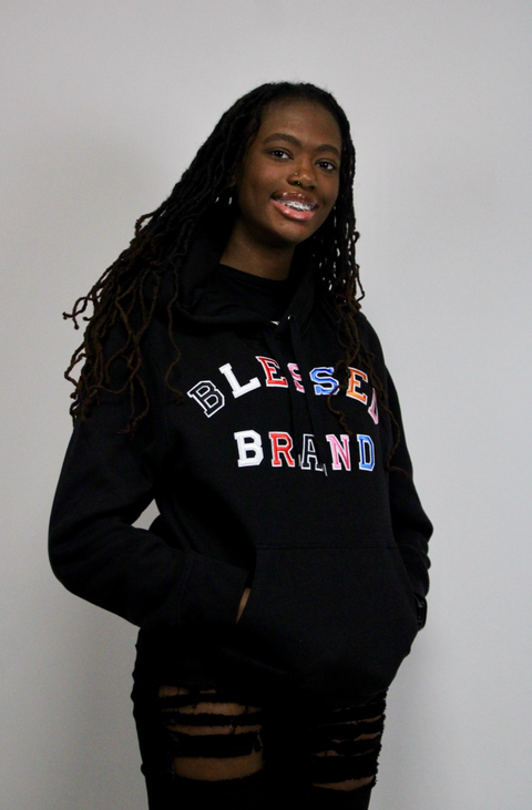 Blessed Embroidery Hoodie