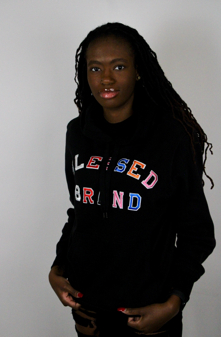 Blessed Embroidery Hoodie